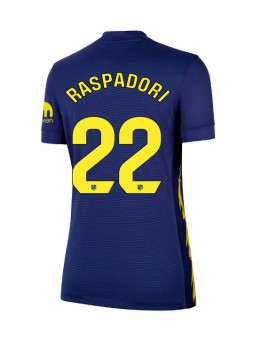 Billige Atletico Madrid Giacomo Raspadori #22 Bortedrakt Dame 2025-26 Kortermet